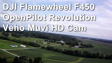 DJI F450 with OpenPilot Revo, Onboard Camera Flight
