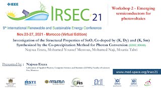 48 - Investigation of the Structural Properties of SnO2 Co-doped by (K, Dy) and (K, Sm) Synthesized