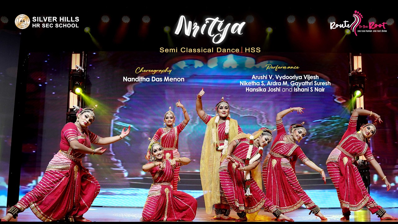 Нритья | Полуклассический танец | Нандита Дас Менон | Средняя школа Сильвер Хиллз | Путь к истокам