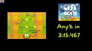 Cut the Rope: Holiday Gift - Any% in 3:15.467 (pb) screenshot 2