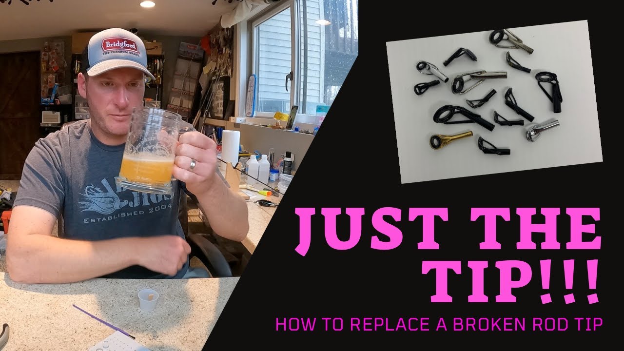 1915 - Repair of a broken Rodtip with a solid graphite tip. Part 1 DIY  Tutorial 