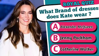 Guess The Kate Middleton's Dresses Designers & Brands? | Quiz Time | Christmas Quiz | Be Ready