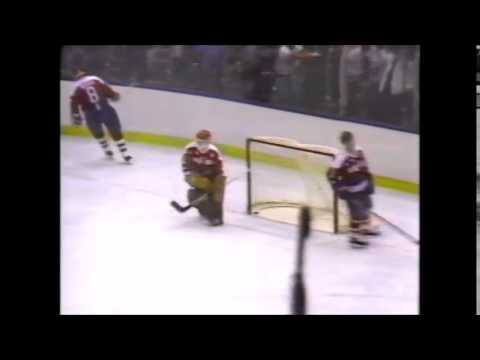 Anders Kallur OT Goal Game 2 1984 Patrick Final Capitals @ Islanders (CBC)