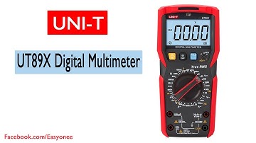 UT89X Digital Multimeter True RMS  Unboxing | Test