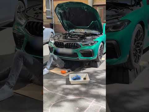 How to save money owning an M8 competition #mechanic #repair #bmw #bmwm #m8 #oilchange #diy #v8