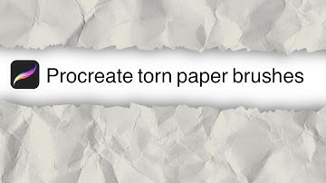 Torn Paper brushes for Procreate