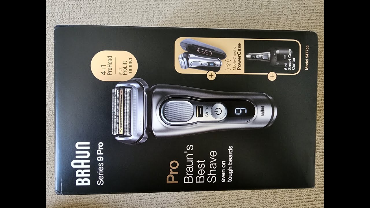 Braun Series 9 Pro unboxing. Also quick comparison with Series 7. 