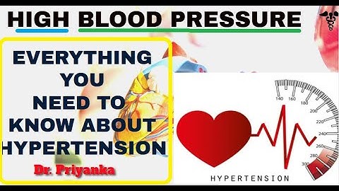 HIGH BLOOD PRESSURE || HYPERTENSION|| ALL YOU NEED TO KNOW ABOUT ~Dr. Priyanka Saini