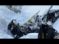 Упали в глубокую яму, застряли в кустах и много много красоты) snowbike