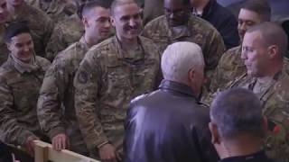 Vice President Pence Visits U.S. Troops in Afghanistan