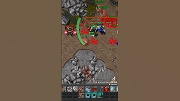 My Druid took a dirt nap mid hunt #tibia #tibiabr #death