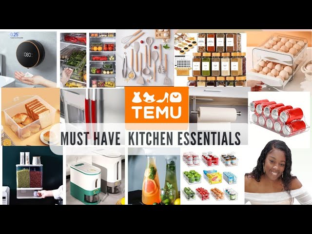 Temu Haul, 2o23 MUST HAVE KITCHEN ESSENTIALS, Affordable Finds From Temu