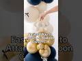 Balloon Tip: Easiest Way to Attach 5” Balloon Clusters for Garland | Balloon Decor Tutorial 🎈