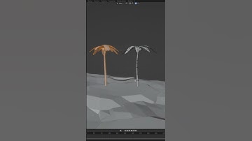 Lowpoly Hammock in Blender - 3D Modelling Time-lapse