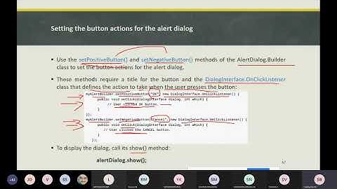 User Input Controls (Part 4) - Mobile Application Development