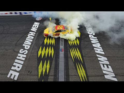 Logano punches his ticket, wins Loudon