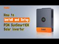 How to Install and Setup POW SunSmart10K Solar Inverter