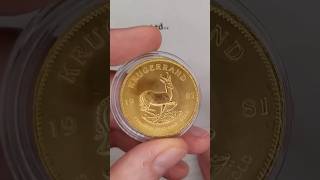 43 years ago my grandad paid £220 for this ounce of gold! #gold #goldcoin #investing
