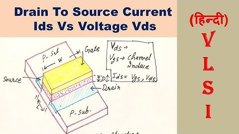 Drain To Source Current Ids Vs Voltage Vds (Hindi) | VLSI