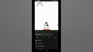Microsoft word font style change in mobile phone
