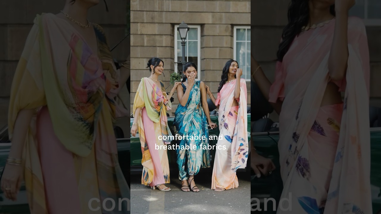 Travel in style in easy-to-drape sarees and trendy apparels from navyāsa by liva.