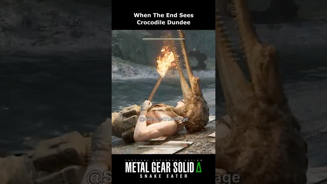 The End Sees a Crocodile with His Magazines 