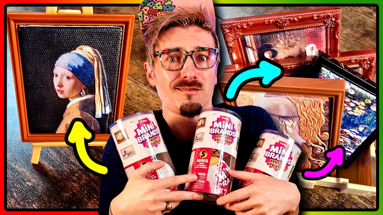 I Hate That I LOVE These! | Mini Brands Create Masterpieces Series Unboxing