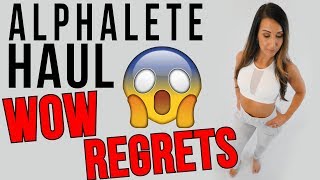 #ALPHALETE HONEST Try On Haul Review | Not Sponsored