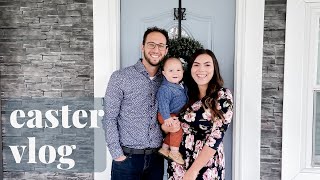 Baby's First Easter Vlog | Coloring Eggs With Our Baby | Quarantined Easter