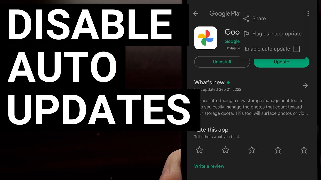 How to Disable Automatic App Updates from the Google Play Store 