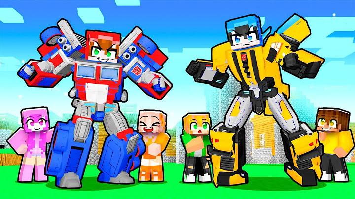 Nos Convertimos en TRANSFORMERS en Minecraft!