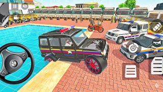 🚀Modified Car Game: Franklin Order In New😱 Indian Truck 💥 Thar 🥳 drives A Police 🚓 SUV Game 🎮 screenshot 2