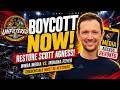 WNBA CREDENTIALED MEDIA SHOULD BOYCOTT WNBA GAMES UNTIL SCOTT AGNESS HAS HIS CREDENTIAL RESTORED!