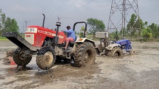 पड़ी नहीं खड़ी लकड़ी लेली आज तो स्वराज भी हो गया नाकाम Swaraj 855 Vs Farmtrac 60