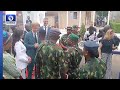 Prince Harry, Meghan Markle Visit Defence HQ In Abuja