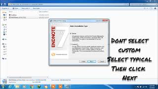 How to install EndNote X7 in Windows 7/10/11 screenshot 4