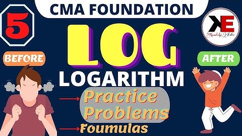 #50 || Logarithm || Practice Problems (Part-2) || CMA Foundation || Ravi Kumar || cma karo