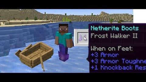 Does Frost Walker work in a Boat?