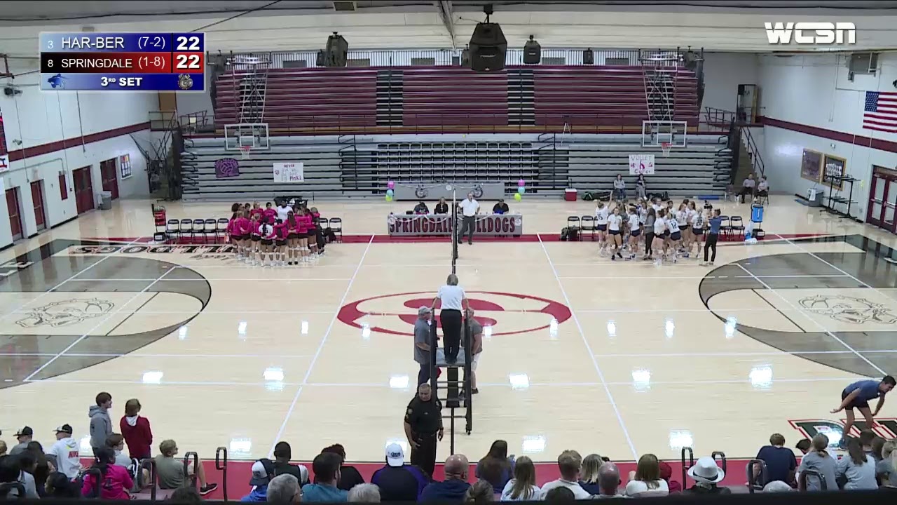 HarBer High School Volleyball HarBer vs. Springdale YouTube
