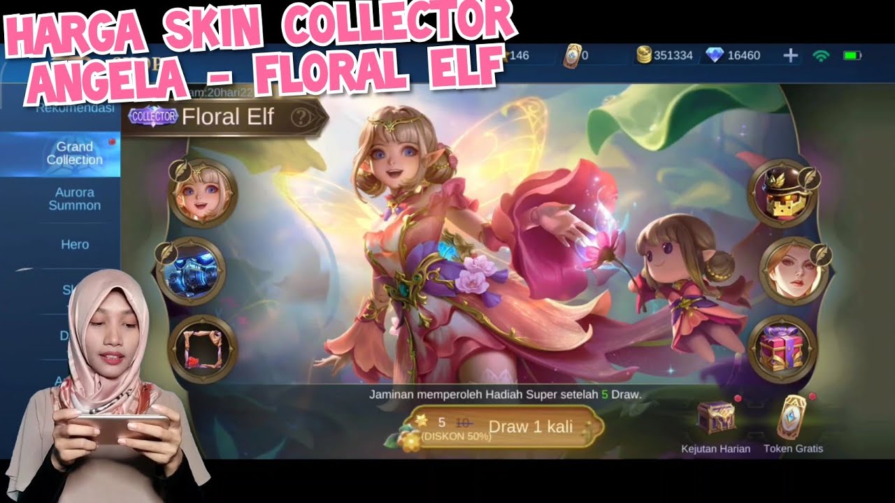 Harga skin collector angela