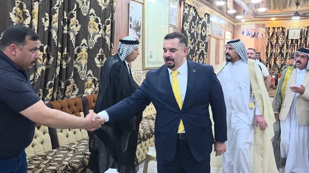 الشيخ عماد محمد جواد الفضلي يستقبل الشيخ سعد علي محمد المنشد الفضلي والشيخ منشد عبد الطيف  الفضلي 