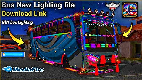 Gb1 bus new update Lighting file in Bus Simulator Indonesia 🚨