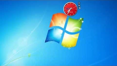Logo Clock Windows 7 Gadget