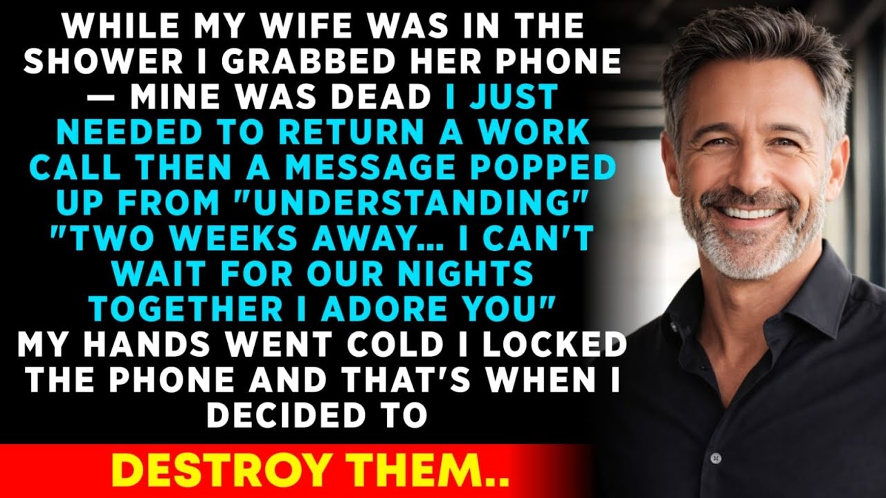 While My WIFE Was In The Shower, I Took Her Phone And A Message Popped Up 