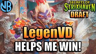 LegenVD Helps Me Win My Secrets of Strixhaven Draft!!! (ft. @LegenVD)