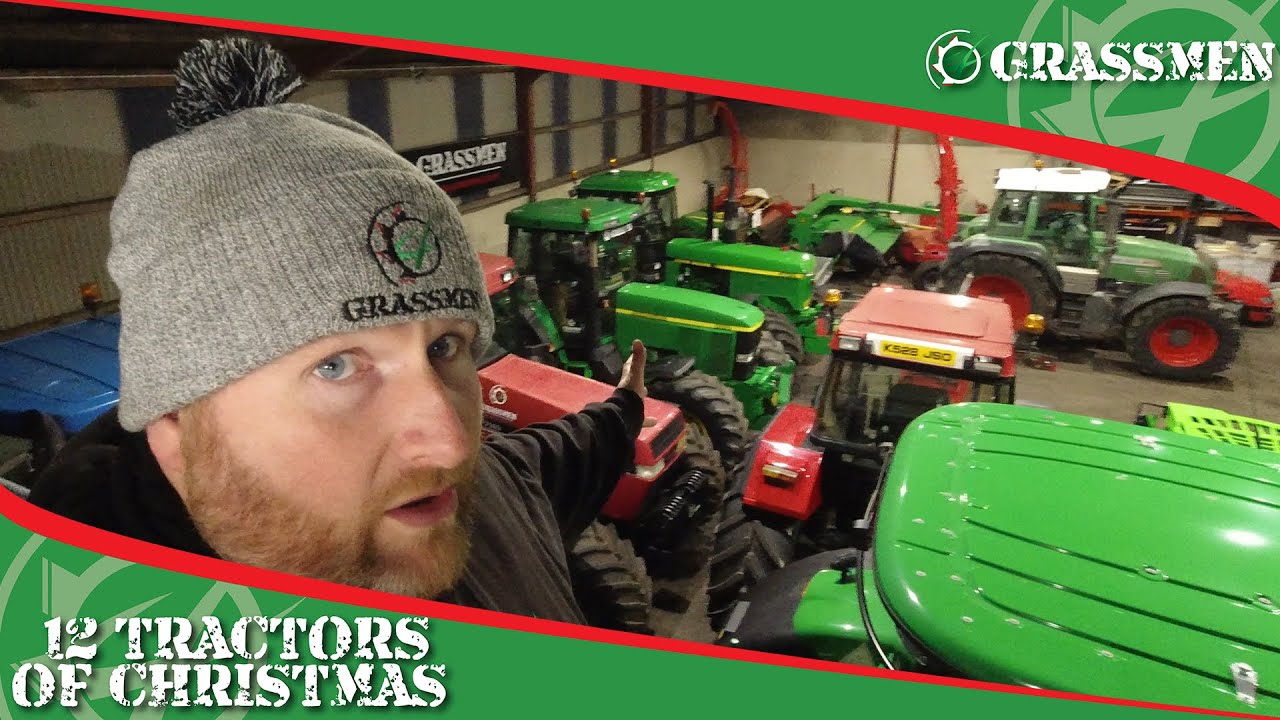 GRASSMEN'S 12 Tractors of Christmas! YouTube