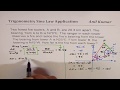 Sine Law Distance of Fire from Tower Trig Applications