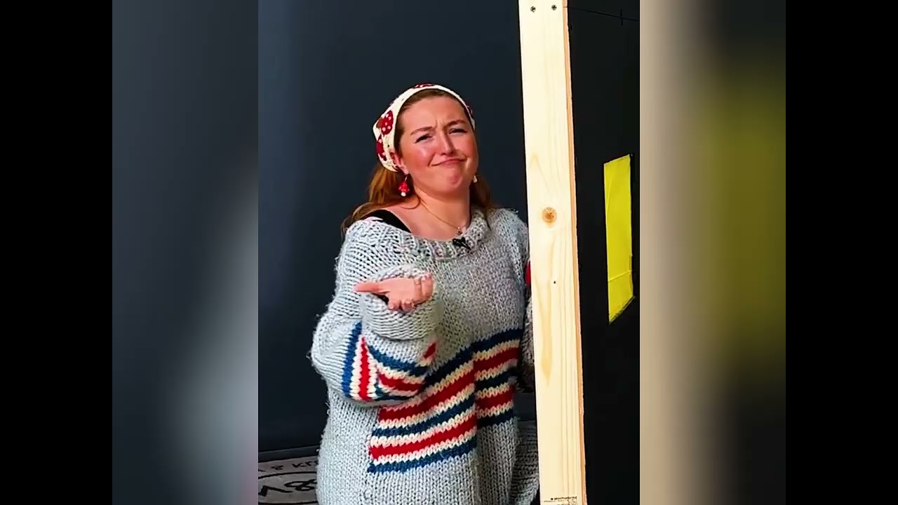 That pause before everyone laughs