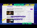 Demo2 Neumorphism Website in WordPress