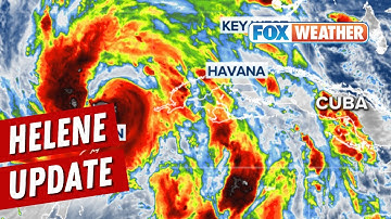 Hurricane Helene Maintains Expansive, Strong Winds As It Tries To Organize